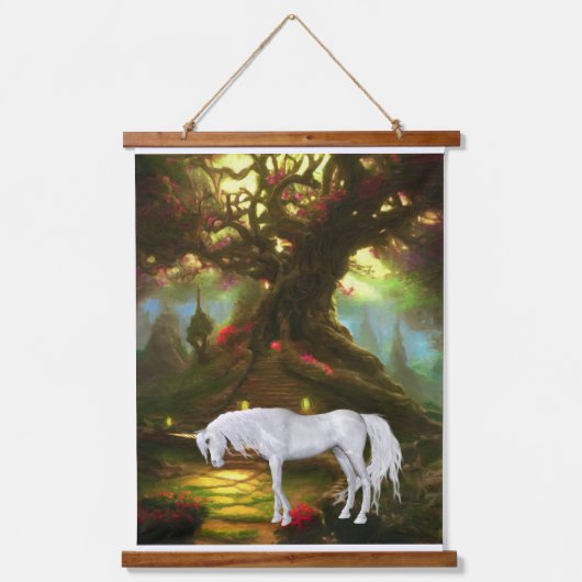 26"x36" vertikale Wandtapete Wandteppich Mit Holzrahmen (Vorderseite)