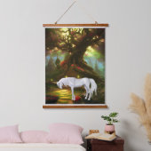 26"x36" vertikale Wandtapete Wandteppich Mit Holzrahmen (Schlafzimmer)