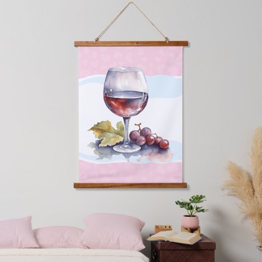 26"x36" vertikale Wandtapete Wandteppich Mit Holzrahmen (Schlafzimmer)