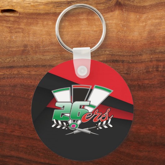 26ers Darts Team Schlüsselanhänger (Vorderseite)