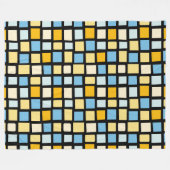 270215 Unregelmäßige Rechtecke - Farbe 02 0n Schwa Fleecedecke (Vorderseite (Horizontal))