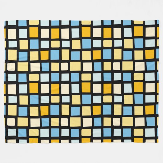 270215 Unregelmäßige Rechtecke - Farbe 02 0n Schwa Fleecedecke (Vorderseite (Horizontal))