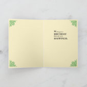 2704 Celtic Dance Sing Live, Geburtskarte Karte (Innenseite)