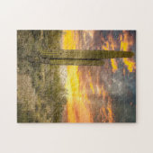2706-Wüste Landschaft von Arizona bei Sonnenunterg Puzzle (Horizontal)
