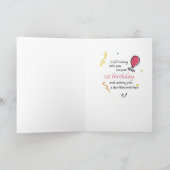 2709 Erster Geburtstag Großtochter Bär Karte (Innenseite)