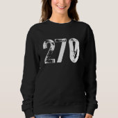 270 Area Code Bowling Green KY Mobile Area Code 27 Sweatshirt (Vorderseite)