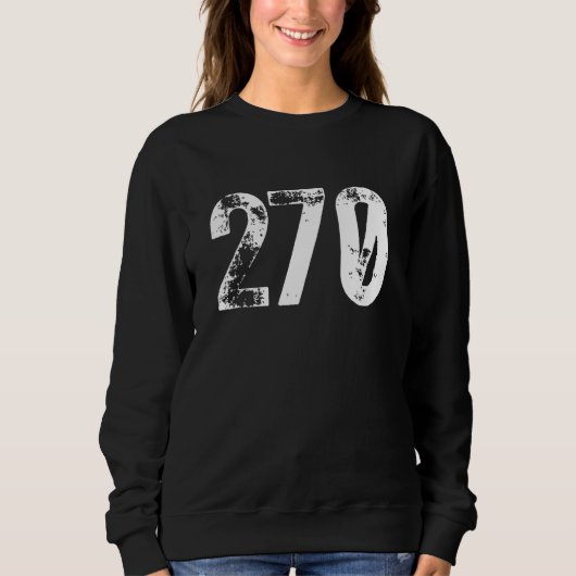 270 Area Code Bowling Green KY Mobile Area Code 27 Sweatshirt (Vorderseite)