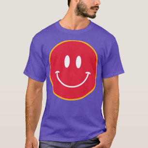 270 Kansas City Chiefs KC Happy Face Smiley T-Shirt