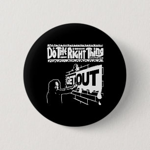 272 Aufkleber raus Button