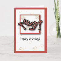 2744 Rote Schuhe Geburtstag