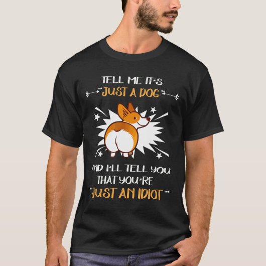 276 nur ein Idiot T-Shirt (Vorderseite)