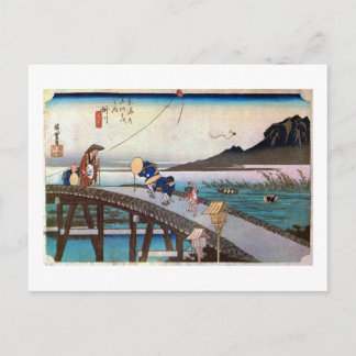 27. 掛 川 宿, 広 重 POSTKARTE