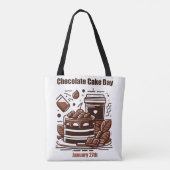 27.01. - Schokoladenkuchen Tasche (Rückseite)