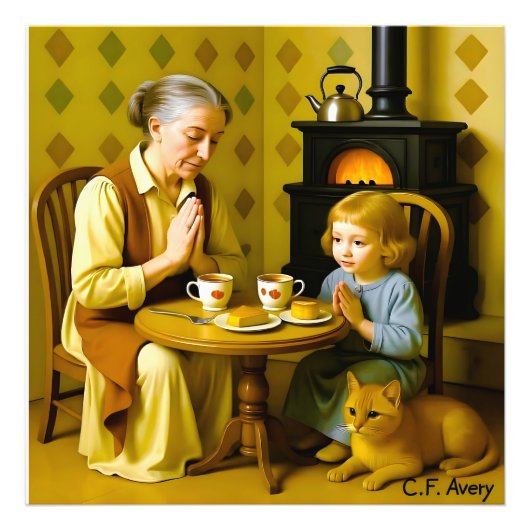 27.03" x 27.03" Grandma's House Fotodruck (Vorne)