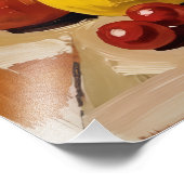 27.03" x 27.03" Still Life Wine Fruit Fotodruck (Ecke)