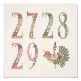 27 28 29 Turkey | Community Sharing of Blessings Fotodruck