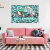 27.50" x 17.75 Stretched Canvas - Streets of NT Leinwanddruck (Insitu (Wohnzimmer))