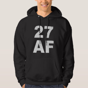 27 AF T - Shirt - 27. Geburtstag Shirt Männer Frau