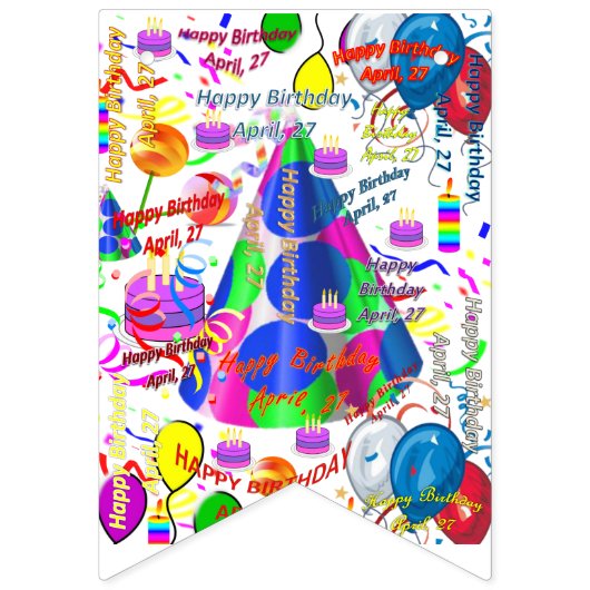 27. April Wimpelkette (Erste Fahne)