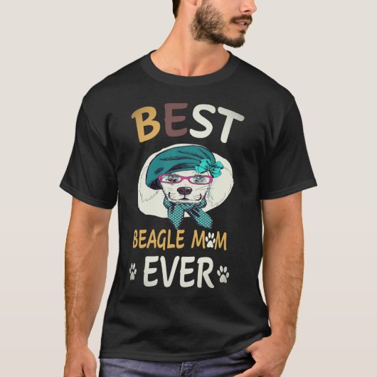 27 Beste Beagle-Mama Ever Beagle T-Shirt (Vorderseite)