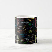 27. Dezember Geburtstags-Tasse Kaffeetasse (Mittel)