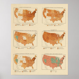 27 Dichte, städtisch, erhöhen sich, Weiß Poster