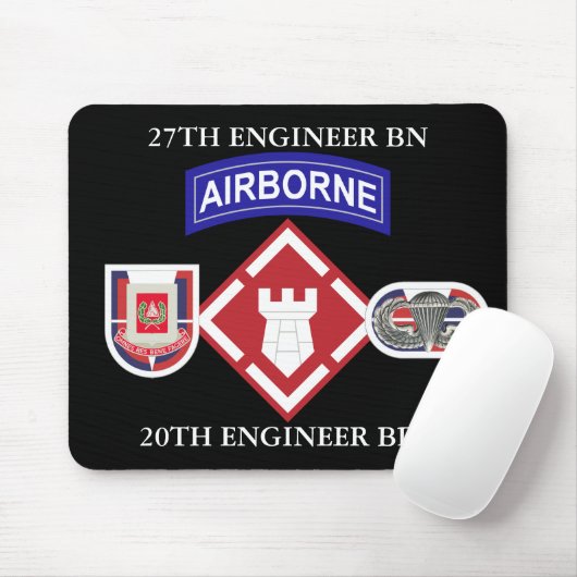 27. ENGINEER BATTALION 20. ENGINEER BRIGADE MOUSEPAD (Mit Mouse)