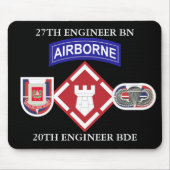 27. ENGINEER BATTALION 20. ENGINEER BRIGADE MOUSEPAD (Vorne)