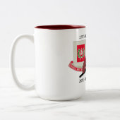 27. ENGINEER BATTALION 20. ENGINEER BRIGADE ZWEIFARBIGE TASSE (Links)