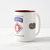 27. ENGINEER BATTALION 20. ENGINEER BRIGADE ZWEIFARBIGE TASSE (VorderseiteRechts)
