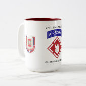 27. ENGINEER BATTALION 20. ENGINEER BRIGADE ZWEIFARBIGE TASSE (Vorderseite Links)
