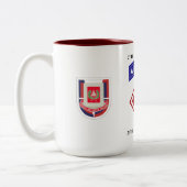 27. ENGINEER BATTALION 20. ENGINEER BRIGADE ZWEIFARBIGE TASSE (Links)