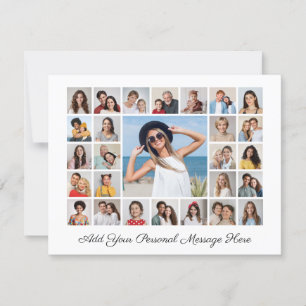 27 Foto-Collage Fügen Sie Ihre eigene Grußkarte hi Karte