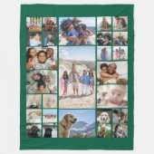 27 FotoCollage Personalisiert Fleecedecke (Vorderseite)