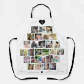 27 Fotos Collage Gitter monogrammiert Schürze (Vorderseite)