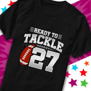 27 Fußball Party 27. Geburtstag fertig T-Shirt