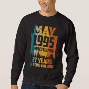 27. Geburtstag 27 Jahre Phantastisch seit Mai 1995 Sweatshirt
