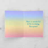 27. Geburtstag — Fun Cake & Candles, w/Individuell Karte (Innenseite)