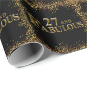 27. Geburtstag Geschenkpapier (Rolleneckpunkt)