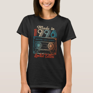 27 Geburtstag Jahr alt 1996 Kassette Band T-Shirt