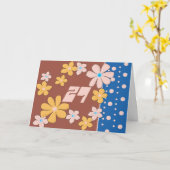 27. Geburtstag Karte (Gelbe Blume)