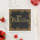27. Geburtstag Serviette (Beispiel)
