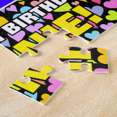 27. Geburtstag — Spaß, Liebende Herzformen + "27" Puzzle (Seite)