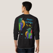 27. Geburtstag wünscht Sweatshirt (Schwarz voll)