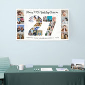 27. Geburtstagsfeier Nummer 27 Fotocollage Banner (Messeveranstaltung)