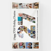 27. Geburtstagsfeier Nummer 27 Fotocollage Banner (Vertikal)