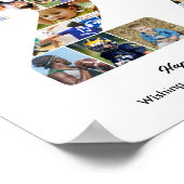 27. Geburtstagsfeier Nummer 27 Fotocollage Poster (Ecke)