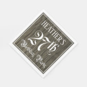 27. Geburtstagsparty - Extravagantes Drehbuch, Imi Serviette (Ecke)