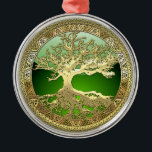 [27] Golden Celtic Tree of Life Ornament Aus Metall<br><div class="desc">Einführung der Sammlung "Sacred Symbols" von C.7 Design Studio. Hier finden Sie Ziergegenstände mit dem keltischen Baum des Lebens - ein altes Symbol, das die Vorstellung illustriert, dass alles Leben auf der Erde verwandt ist. Der Baum des Wissens, der den Himmel mit der Unterwelt verbindet, und der Baum des Lebens,...</div>