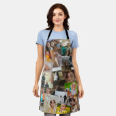 27 Haphazarys überschneidende Fotos Collage Templa Schürze (Getragen)